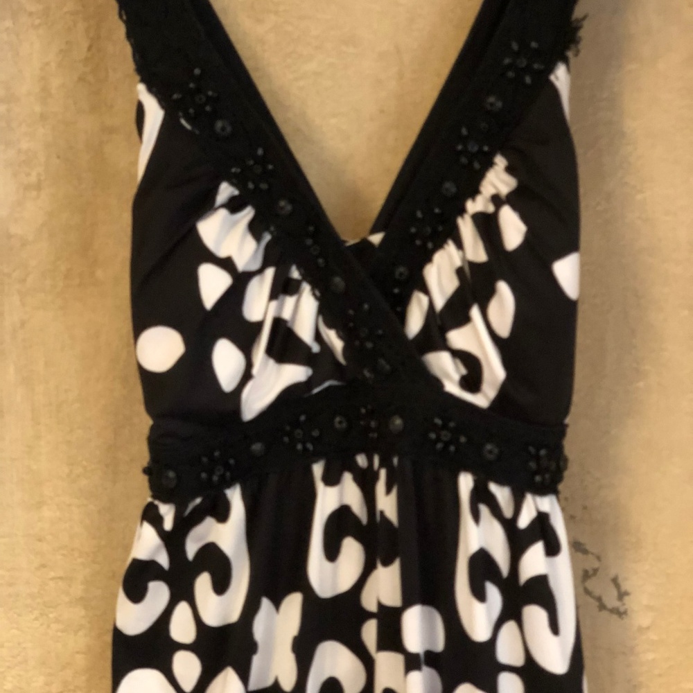 Black and White Maxi Dress